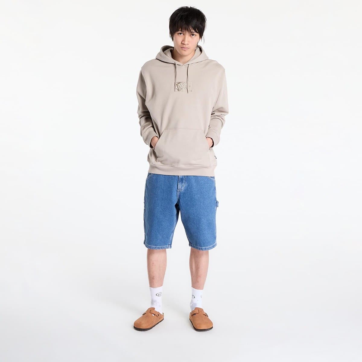 Vans Blocked Box Pull Over Hoodie - Mushroom