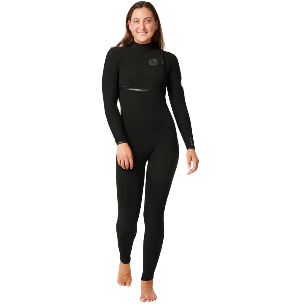 Rip Curl E-Bomb 4/3mm Zip Free Womens Wetsuit - Black