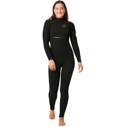 Rip Curl E-Bomb 4/3mm Zip Free Womens Wetsuit - Black