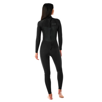 Rip Curl Women's Dawn Patrol 4/3 Back Zip Wetsuit - Black - | Wetsuit ...