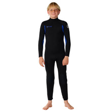 Rip Curl Boys Trad Back Zip 5/4mm Winter Wetsuit - Blue