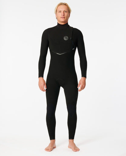 Rip Curl Flashbomb 3/2mm Zip Free Wetsuit - Black