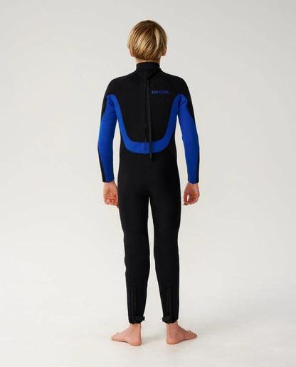 Rip Curl Kids Trad Back Zip 4/3mm Wetsuit 2026 - Blue