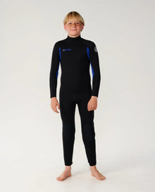 Rip Curl Kids Trad Back Zip 3/2mm Summer Wetsuit in Blue