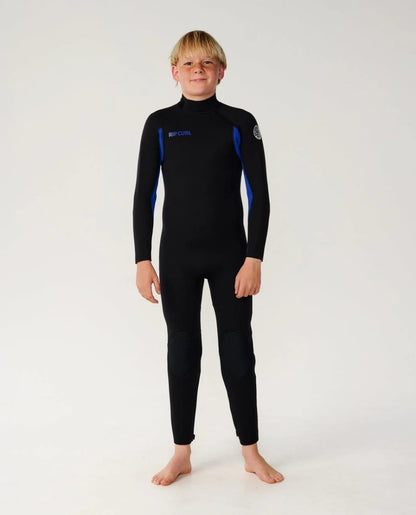 Rip Curl Kids Trad Back Zip 3/2mm Summer Wetsuit in Blue