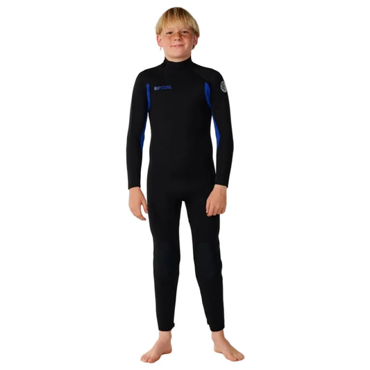 Rip Curl Kids Trad Back Zip 3/2mm Summer Wetsuit in Blue