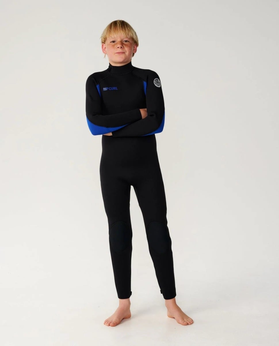 Rip Curl Kids Trad Back Zip 3/2mm Summer Wetsuit 2026 - Blue