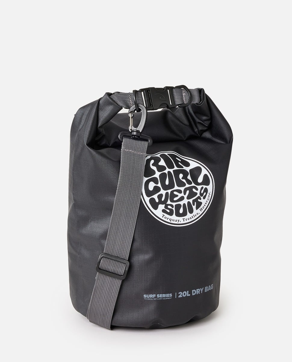 Rip Curl Surf Series Barrel Bag 20L - Black/Grey
