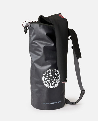 Rip Curl Surf Series Barrel Bag 20L - Black/Grey