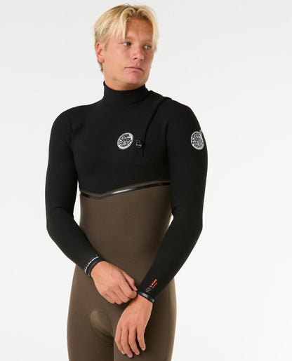Rip Curl E-Bomb 4/3mm Men's Zip Free Wetsuit 2025 - Deep Rock
