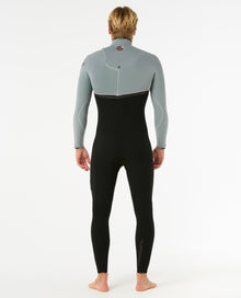 Rip Curl E Bomb 4/3mm Mens Zip Free Wetsuit 2025 - Iced Grey