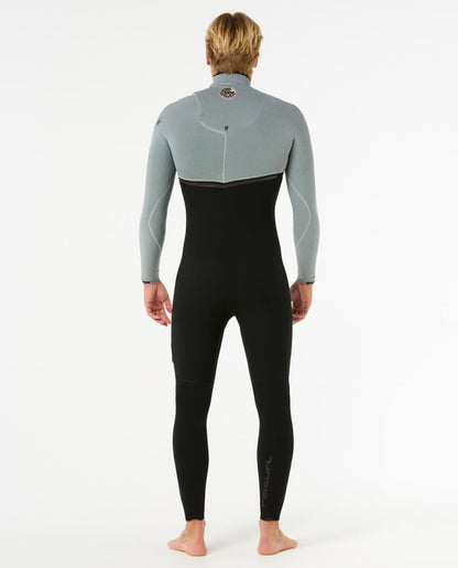 Rip Curl E Bomb 4/3mm Mens Zip Free Wetsuit 2025 - Iced Grey