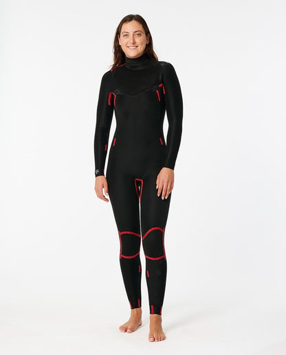 Rip Curl Dawn Patrol Performance 5/3mm Chest Zip Women's Wetsuit 2025 - Black
