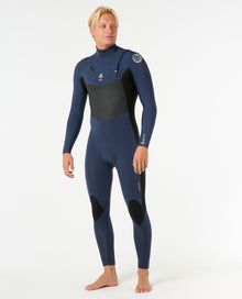 Rip Curl Dawn Patrol Performance 3/2mm Men's Chest Zip Wetsuit 2025 - Dark Navy