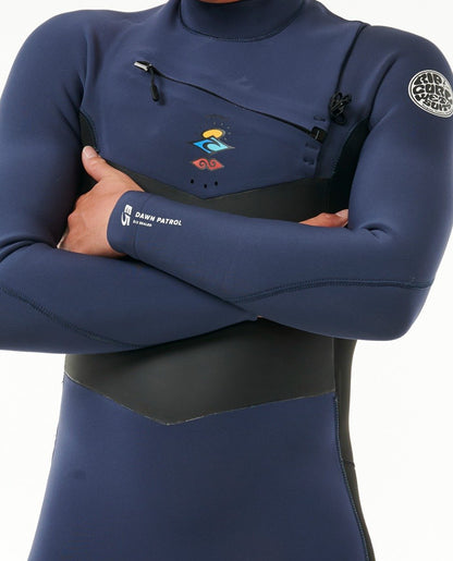 Rip Curl Dawn Patrol Performance 3/2mm Men's Chest Zip Wetsuit 2025 - Dark Navy