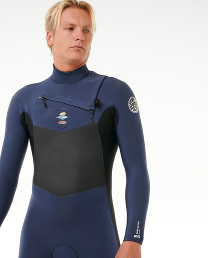 Rip Curl Dawn Patrol Performance 3/2mm Men's Chest Zip Wetsuit 2025 - Dark Navy