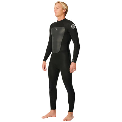 Rip Curl Omega 5/3mm Men's Back Zip Wetsuit 2025 - Black