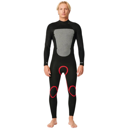 Rip Curl Omega 5/3mm Men's Back Zip Wetsuit 2025 - Black