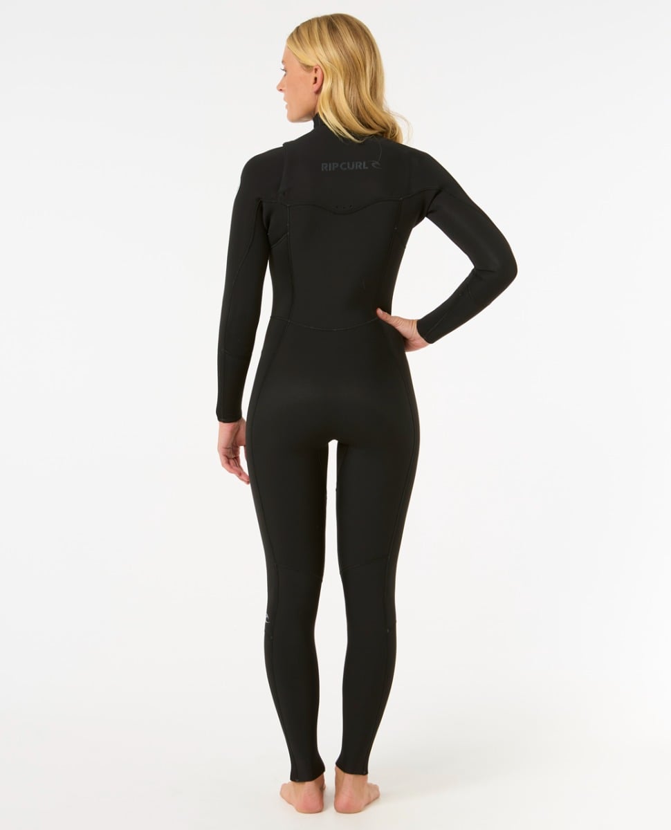 Rip Curl Womens Dawn Patrol Chest Zip 5/3mm Winter Wetsuit 2026 - Black
