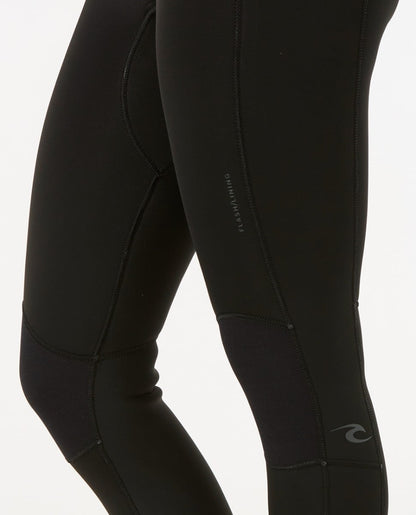 Rip Curl Womens Dawn Patrol Chest Zip 5/3mm Winter Wetsuit 2026 - Black