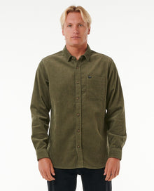 Rip Curl Classic Surf Cord Mens Long Sleeve Shirt - Dusty Olive