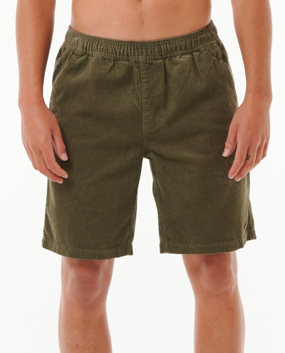 Rip Curl Classic Surf Cord Volley Mens Walk Shorts - Dusty Olive