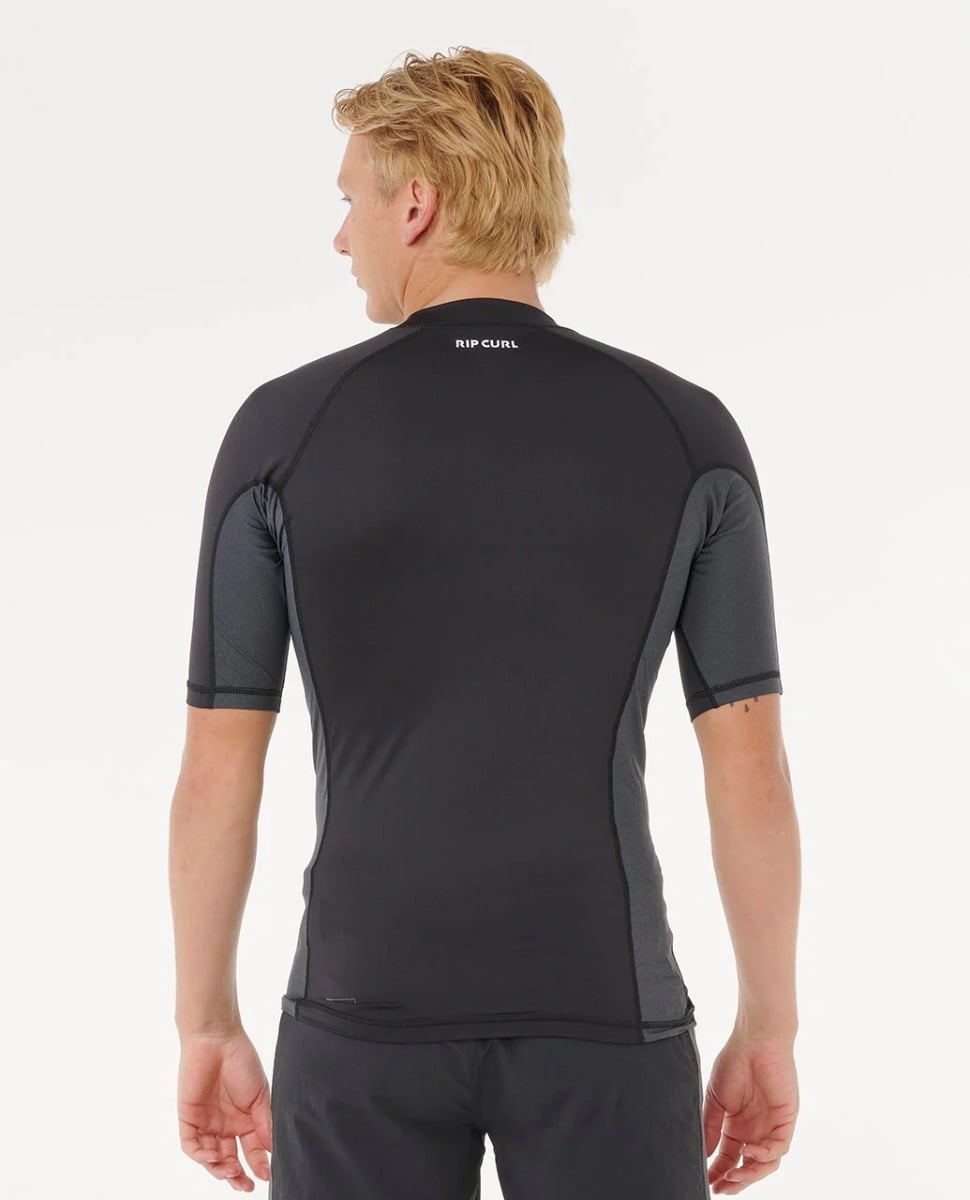 Rip Curl Waves UPF Perf Rash Top - Black