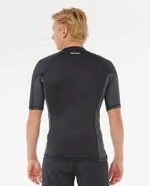 Rip Curl Waves UPF Perf Rash Top - Black