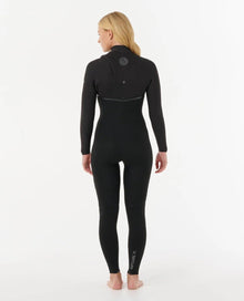 Rip Curl Womens E-Bomb Zip-Free 3/2mm Wetsuit 2026 - Black