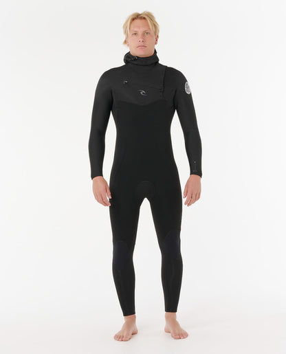 Rip Curl Dawn Patrol Hooded 5/4mm Winter Wetsuit 2026 - Black