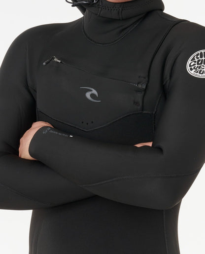 Rip Curl Dawn Patrol Hooded 5/4mm Winter Wetsuit 2026 - Black