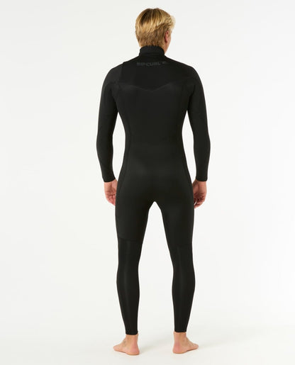 Rip Curl Dawn Patrol Chest Zip 4/3mm Wetsuit 2026 - Black
