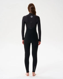 Rip Curl Womens E-Bomb Chest Zip 3/2mm Summer Wetsuit 2026 - Black