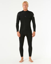Rip Curl Dawn Patrol Back Zip 5/3mm Winter Wetsuit in Black