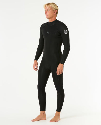 Rip Curl Dawn Patrol Back Zip 5/3mm Winter Wetsuit 2026 - Black