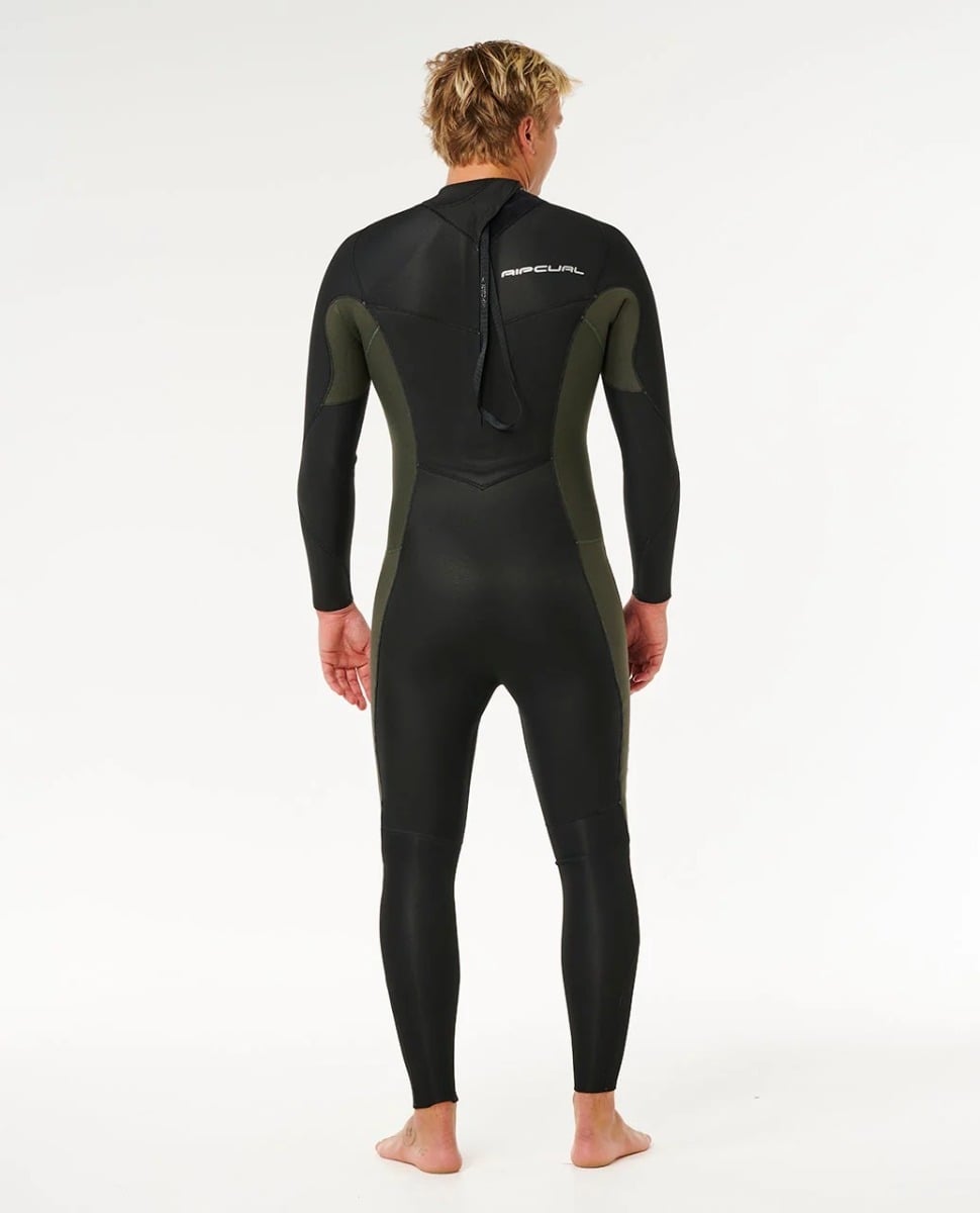 Rip Curl Dawn Patrol Back Zip 3/2mm Summer Wetsuit 2026 - Deep Cactus