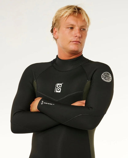 Rip Curl Dawn Patrol Back Zip 3/2mm Summer Wetsuit 2026 - Deep Cactus