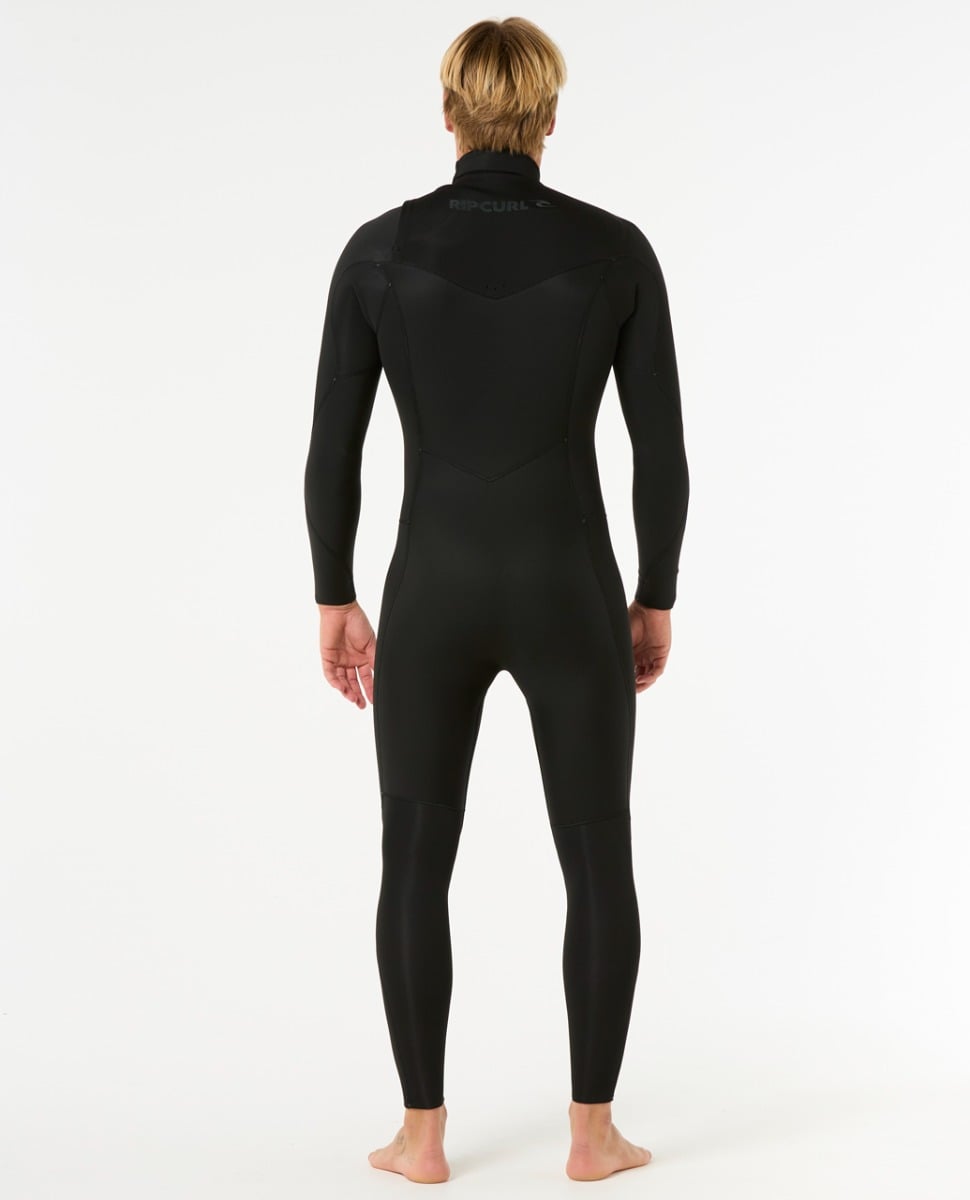 Rip Curl Dawn Patrol Pro Chest Zip 4/3mm Wetsuit 2026 - Black