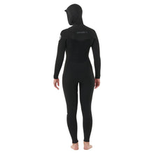 Rip Curl Women's Dawn Patrol 6/4mm Chest Zip Hooded Wetsuit - Black - 2025/2026 - Buy online today