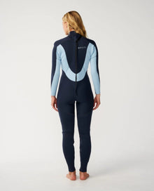 Rip Curl Womens Trad Back Zip 4/3mm Wetsuit 2026 - Navy