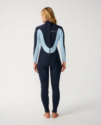 Rip Curl Womens Trad Back Zip 4/3mm Wetsuit 2026 - Navy