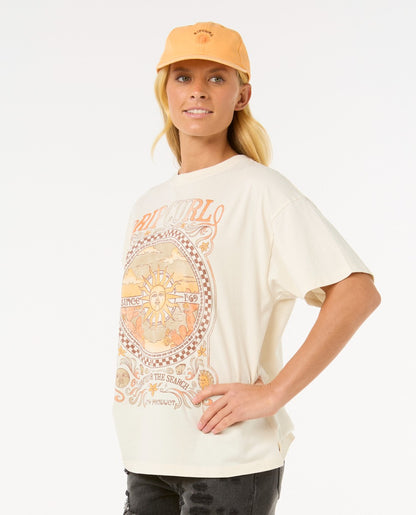 Rip Curl Luna Women's Heritage Tee - Bone