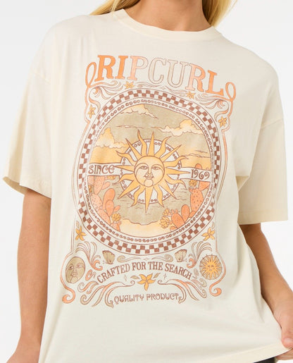 Rip Curl Luna Women's Heritage Tee - Bone