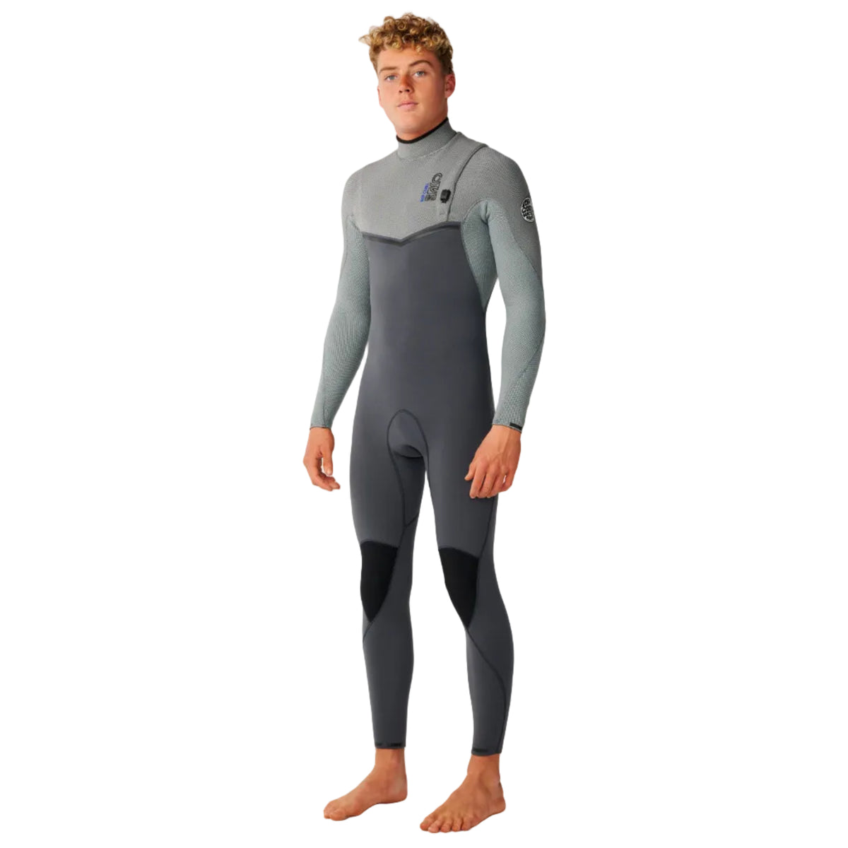 Rip Curl Mens E-Bomb Zip Free 5/3mm Winter Wetsuit 2026 - Charcoal Grey