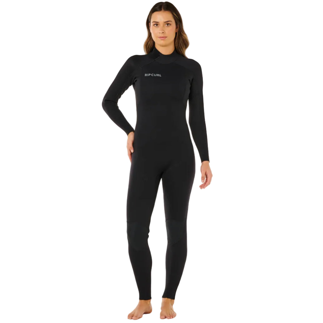 Rip Curl Womens Trad 5/4mm Back Zip Winter Wetsuit in Black