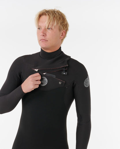 Rip Curl Flashbomb Chest Zip 5/3mm Winter Wetsuit 2026 - Black