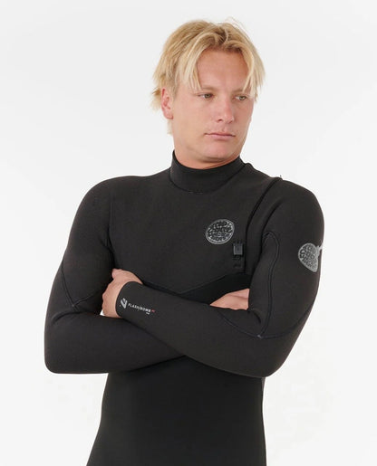 Rip Curl Flashbomb Pro Zip-Free 3/2mm Summer Wetsuit 2026 - Black