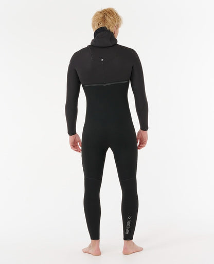 Rip Curl E-Bomb Zip-Free Hooded 5/4mm Winter Wetsuit 2026 - Black