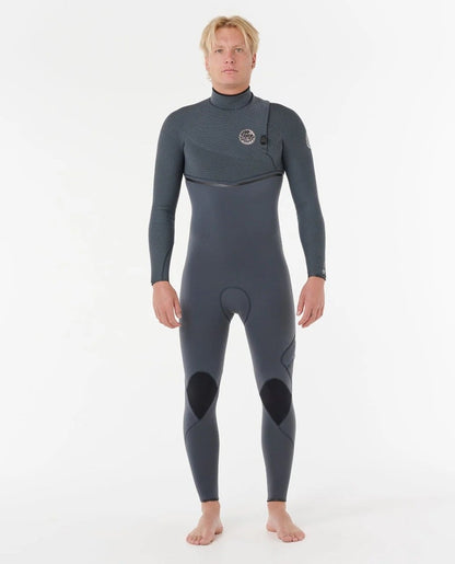 Rip Curl E-Bomb Zip-Free 4/3mm Wetsuit in Iron