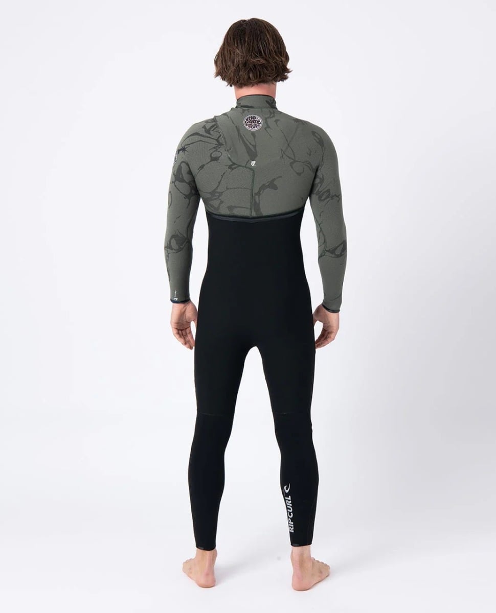 Rip Curl E Bomb 4/3mm Zip Free Wetsuit 2026 - Deep Cactus